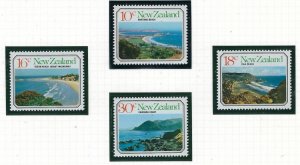 New Zealand 626-29 MNH 1977 Seascapes and Beach Scenes (an1045)