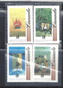 CANADA ARRIVAL OF UKRAINIANS SCOTT 1326-1329 VF MNH (BS10961)