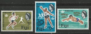 Fiji # 226-28  South Pacific Games 1966   (3) Mint NH