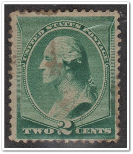 SC#213 2¢ Washington (1887) Used  
