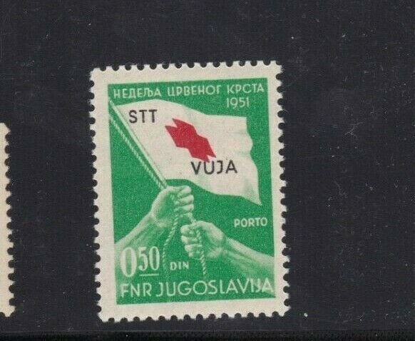Yugoslavia - Trieste Stamp Sc# RAJ3 Mint Lightly Hinged - $240 cv as mnh