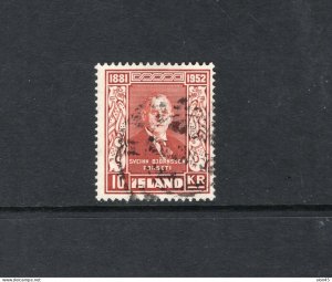 Iceland 1930 20a key stamp Used 17424