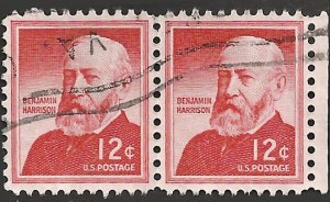 # 1045 USED PAIR BENJAMIN HARRISON