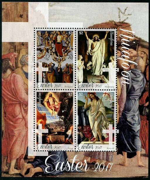 HERRICKSTAMP NEW ISSUES NIUAFO'OU Sc.# 362 Easter 2017 S/S