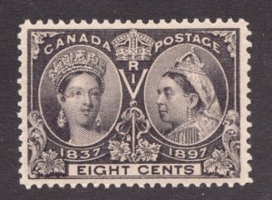 1897 Canada - Sc# 56 - Eight Cent - Queen Victoria Jubilee - MH VF Cv$200
