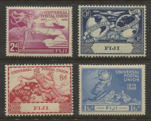 Fiji - Scott 141-144 - UPU Issue -1949 - MNH- Set of 4 Stamps