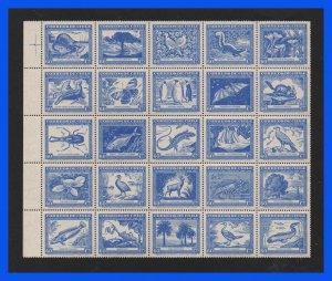 1943 - Chile - Scott n 254 - 255 + C 124 - MNH - B. de hoja - Gran Lujo - CH- 33