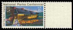 US Sc 1452 VF/MNH - 1972 6¢ Wolf Trap Farm - P.O. Fresh