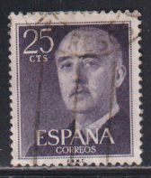 Spain 818 General Francisco Franco 1954