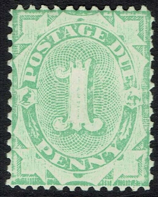 AUSTRALIA 1907 POSTAGE DUE 1D WMK CROWN/DOUBLE LINED A PERF 11.5 X 11 