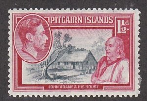 Pitcairn Islands # 3, John Adams House, Mint  Hinged,