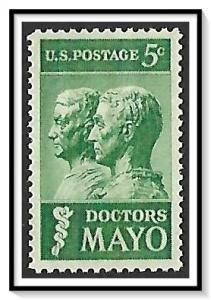 US #1251 Doctors Mayo MNH