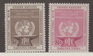 United Nations Scott #25-26 Stamps - Mint NH Set