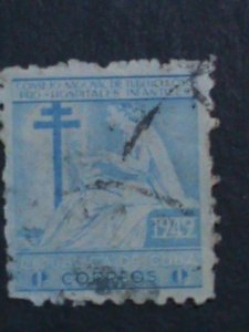 ​CUBA 1942 ALMOST 80 YEARS OLD- VERY OLD USED CUBA-STAMP-VERY FINE