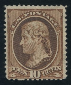 USA 209 - 10 cent Jefferson - Unused no gum - Fine with minor faults