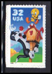 3204a 32c Sylvester & Tweety Fine MNH