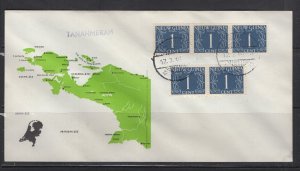 Netherlands New Guinea cover postmark TANAHMERAH 1961 (#1)