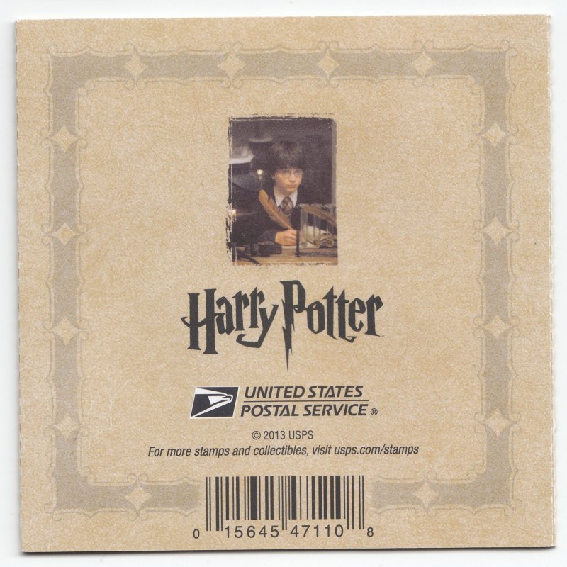 United States 2013 Sc#4825-4844 Harry Potter souvenir booklet of 20 MNH