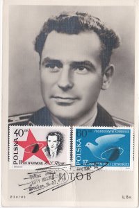 Poland # 1009-1010, Vostok 2 Manned Flight, Maxi Card