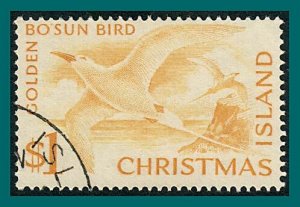Christmas Island 1963 Golden Bosun Bird, used #20,SG20