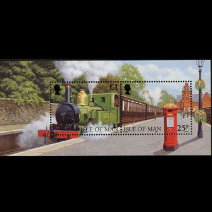 ISLE OF MAN 1998 - Scott# 785 S/S Trains NH