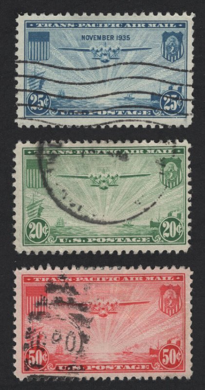 United States USED Scott Number C20-C22   F-VF   - BARNEYS