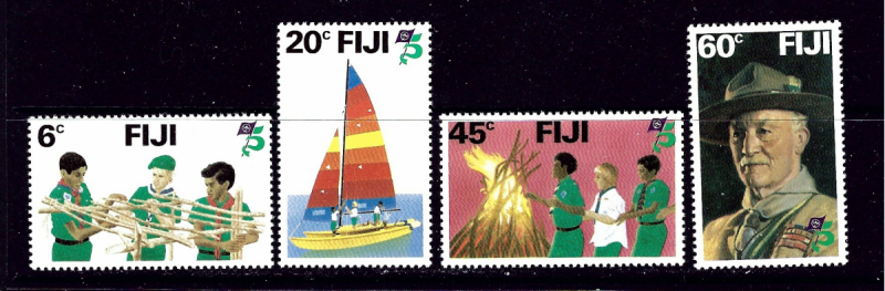 Fiji 458-61 MNH 1982 Scouting Year