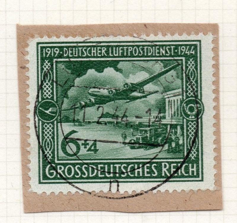 1944-45 GERMANY used in LUXEMBOURG Fine Used 6p. Postmark Piece 241798