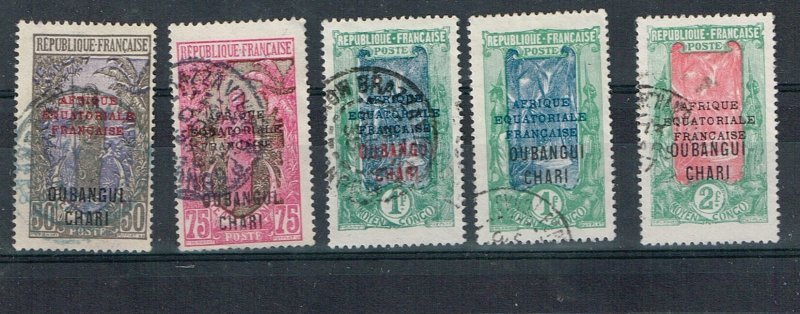 Ubangi-Chari  1924  57,63,65-6,71  Used