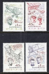 Australia 1381-1384 Airplanes MNH VF