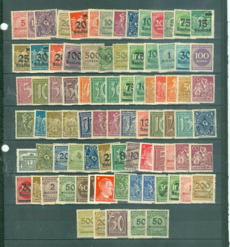 Bargains galore Germany 85 mint & used  stamp mini collection #7