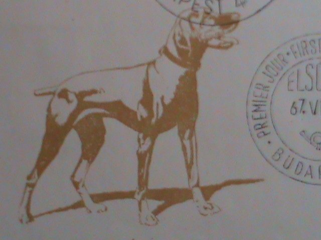 ​HUNGARY STAMP 1967 SCOTT #  1838-41 HUNGARIAN LOVELY DOGS FDC MINT VERY FINE