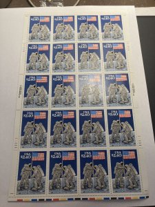 Scott 2419 Moon Landing full sheet 20 stamps plate # (1/11111) M NH OG ach