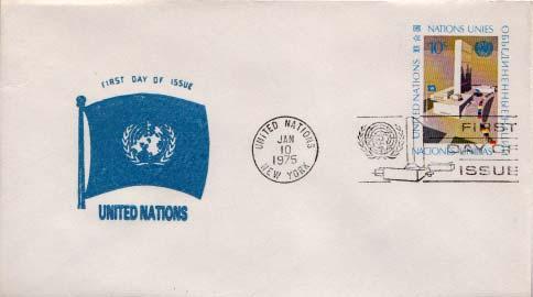 United Nations, First Day Cover, Postal Stationery