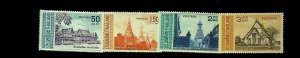 THAILAND Sc 485-88 NH ISSUE OF 1967 - ARCHITECTURE - (AO23)