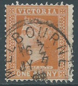 Victoria, Sc #169, 1d Used