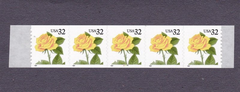 PNC5 32c Yellow Rose SA 5666 US 3054 MNH F-VF