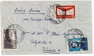 Argentina 1941 Buenos Aires LATI cover to Switzerland, last EASTBOUND FLIGHT