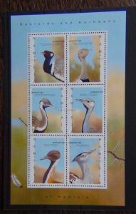 Namibia 2010 Bustards and Korhaans (Birds) Miniature Sheet MNH