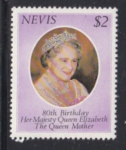 Nevis # 113, Queen Mother's 80th Birthday, Mint NH, 1/2 Cat.