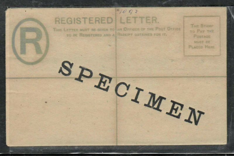 MAURITIUS COVER (P0506B) QV 12 RLE UNUSED SPECIMEN