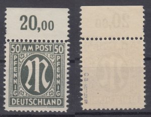 Germany 1945 Sc#3N17 Mi#32 aC mnh signed BPP (AB1237)