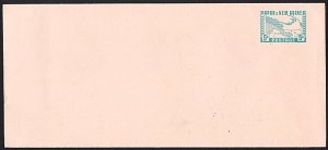 PAPUA NEW GUINEA c1970 5c map envelope unused..............................A7081