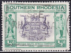 Southern Rhodesia 56 Coat of Arms 1940