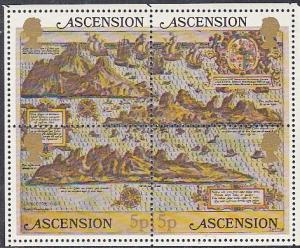Ascension #289 MNH  Maps