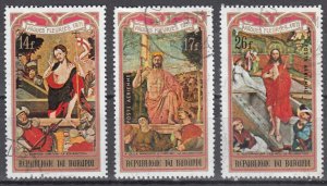 burundi  scott no C143-45  used