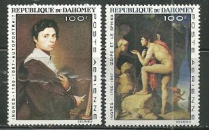 Dahomey MNH C49-50 Paintings By Ingres SCV 6.50