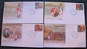 AUSTRALIA FDCs - LOT OF 4  - 1987    (aus6)