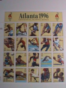 ​UNITED STATES-1996- SC#3068  SUMMER OLYMPIC GAMES-ATLANTA'96- MNH SHEET-VF