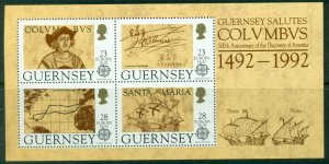 Guernsey 1992 EUROPA Stamps - The 500th Anniversary of the Discovery of Ameri...